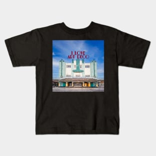 I Love Art Deco Kids T-Shirt